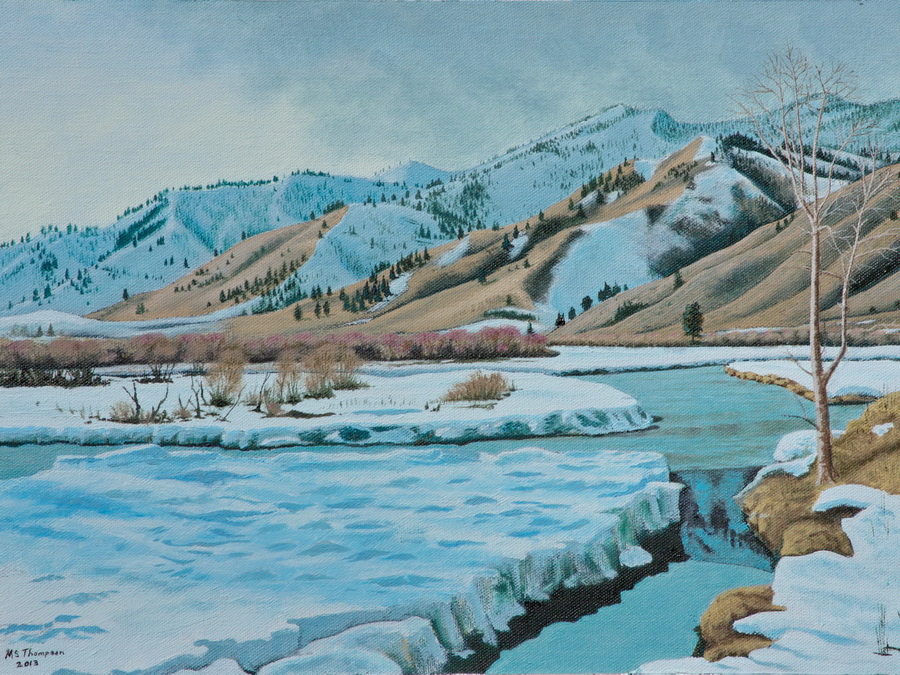 Clark Fork Valley by Mountain Sage Gallery  ~  x 
